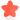 Infinity Hearts Seleclips Étoile en silicone rouge 5x5cm - 1 pièce