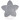 Infinity Hearts Clip de Sangle en Silicone Étoile Grise 5x5cm - 1 pièce