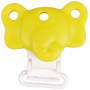 Infinity Hearts Seleclips Silicone Elephant Lime Yellow 4.5x3cm - 1 piece