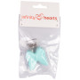 Infinity Hearts Pinces à Suspendre silicone Papillon Turquoise 3,5x3,8m - 1 pce