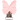 Infinity Hearts Seleclips Papillon en silicone rose 3.5x3.8cm - 1 pièce