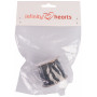 Infinity Hearts Ruban Dentelle Noir 12mm 2,5m