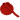 Tricot tubulaire, rouge cerise, L: 30 mm, 10 m/ 1 rouleau