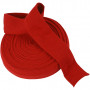 Tricot tubulaire, rouge cerise, L: 60 mm, 10 m/ 1 rouleau