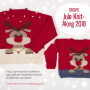Pull Noël Enfants KAL 2018 par DROPS Design Alaska Taille 2 - 12 ans