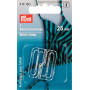 Prym Crochets/Boucles de Bikini Plastique Transparent 25mm - 1 set