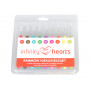 Infinity Hearts Set Crochets Arc-en-Ciel 9 Tailles