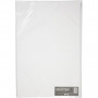 Papier Glacé, feuille 32x48cm, 80g, 25 feuilles, blanc