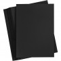 Papier cartonné coloré, noir, A5, 148x210 mm, 200 gr, 100 flles/ 1 Pq.