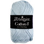 Scheepjes Cotton 8 Laine Unicolor 652 Bleu Jean Clair