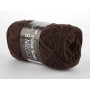 Mayflower Cotton 8/4 Yarn Unicolor 1436 Dark Brown (Fil de coton 8/4 Unicolor 1436 Marron foncé)