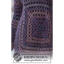 Squared Plum par DROPS Design - Modèle Crochet Tunique Tailles S - XXXL