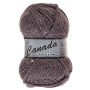 Lammy Canada Yarn Mix 470 violet foncé/naturel/brun