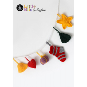 Mayflower Little Bits Décorations de Noël sur une corde - Modèle de décoration de Noël au crochet