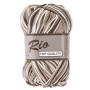Lammy Rio Yarn Print 620 Blanc/Beige/Noir 50 grammes