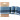 ALB Stoffe Ribbed Wrist College Bleu clair/Bleu foncé/Blanc 7x110cm