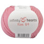 Infinity Hearts Rose 8/4 Lot 20 Pelotes Unicolore 29 Gris Rose - 20 pces