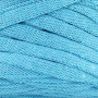 Hoooked Ribbon XL Tissu Fil Ruban Unicolor 37 Bleu Océan