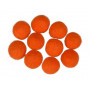 Boules de Feutre Laine 20mm Orange R7 - 10 pces