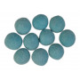 Boules de Feutre Laine 20mm Turquoise C2 - 10 pces