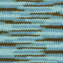 Järbo Soft Cotton Laine 8880 Imprimé Turquoise/Marron