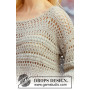 Algarve par DROPS Design - Modèle Crochet Pull Tailles S - XXXL