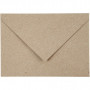 Enveloppes Recyclées, C6 11,5x16cm, 120g, 50 pces, naturel