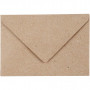 Enveloppe recyclée, naturel, dimension enveloppes 7,8x11,5 cm, 120 gr, 50 pièce/ 1 Pq.