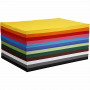 Papier cartonné coloré, ass. de couleurs, A2, 420x594 mm, 180 gr, 12x100 flles/ 1 Pq.