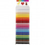Papier cartonné coloré, ass. de couleurs, A2, 420x594 cm, 180 gr, 100 flles/ 23 Pq.