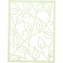 Bloc de papier cartonné avec des motifs façon dentelle, vert, vert clair, jaune, jaune clair, A6, 104x146 mm, 200 gr, 24 pièce/ 