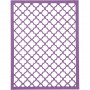 Bloc de papier cartonné avec des motifs façon dentelle, bleu, bleu clair, bleu foncé, violet, A6, 104x146 mm, 200 gr, 24 pièce/ 