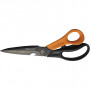 Fiskars Cut+More Ciseaux Titane Noir/Orange 23cm
