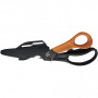 Fiskars Cut+More Ciseaux Titane Noir/Orange 23cm