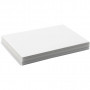 Feuilles de plastique thermorétractable, blanc mat, 20x30 cm, ép. 0,3 mm, 100 flles/ 1 Pq.
