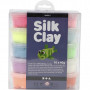 Silk Clay® 10x14g, couleurs assorties