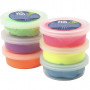 Silk Clay®, 6x14g, couleurs assorties, Neon