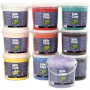 Silk Clay®, couleurs assorties, 10x650 gr/ 1 Pq.