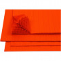 Papier Concertina, orange, 28x17,8 cm, 8 flles/ 1 Pq.