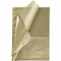 Papier de soie, or, 50x70 cm, 17 gr, 25 flles/ 1 Pq.