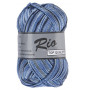 Lammy Rio Yarn Print 624 Noir/Bleu/Lavande 50 grammes