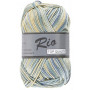 Lammy Rio Yarn Print 625 Beige/Green/Blue 50 grammes