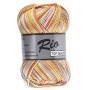 Lammy Rio Yarn Print 634 Jaune/Orange/Rose 50 grammes