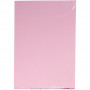 Papier Cartonné Coloré, rose clair, A4, 210x297 mm, 180 gr, 100 flles/ 1 Pq.