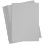 Papier Cartonné Coloré, gris, A4, 210x297 mm, 180 gr, 100 flles/ 1 Pq.