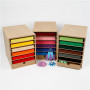 Papiers et armoire, ass. de couleurs, H: 100 cm, A4, 210x297 mm, 180 gr, 1 set