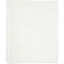Feuille de papier transfert, blanc, 21,5x28 cm, pour textiles clairs et foncés, 12 flles/ 1 Pq.
