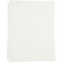 Feuille de papier transfert, blanc, 21,5x28 cm, pour textiles clairs et foncés, 3 flles/ 1 Pq.