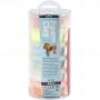 Foam Clay®, couleurs pastel, paillettes, 6x14 gr/ 1 Pq.