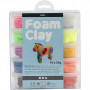 Foam Clay®, 10x35g, couleurs assorties